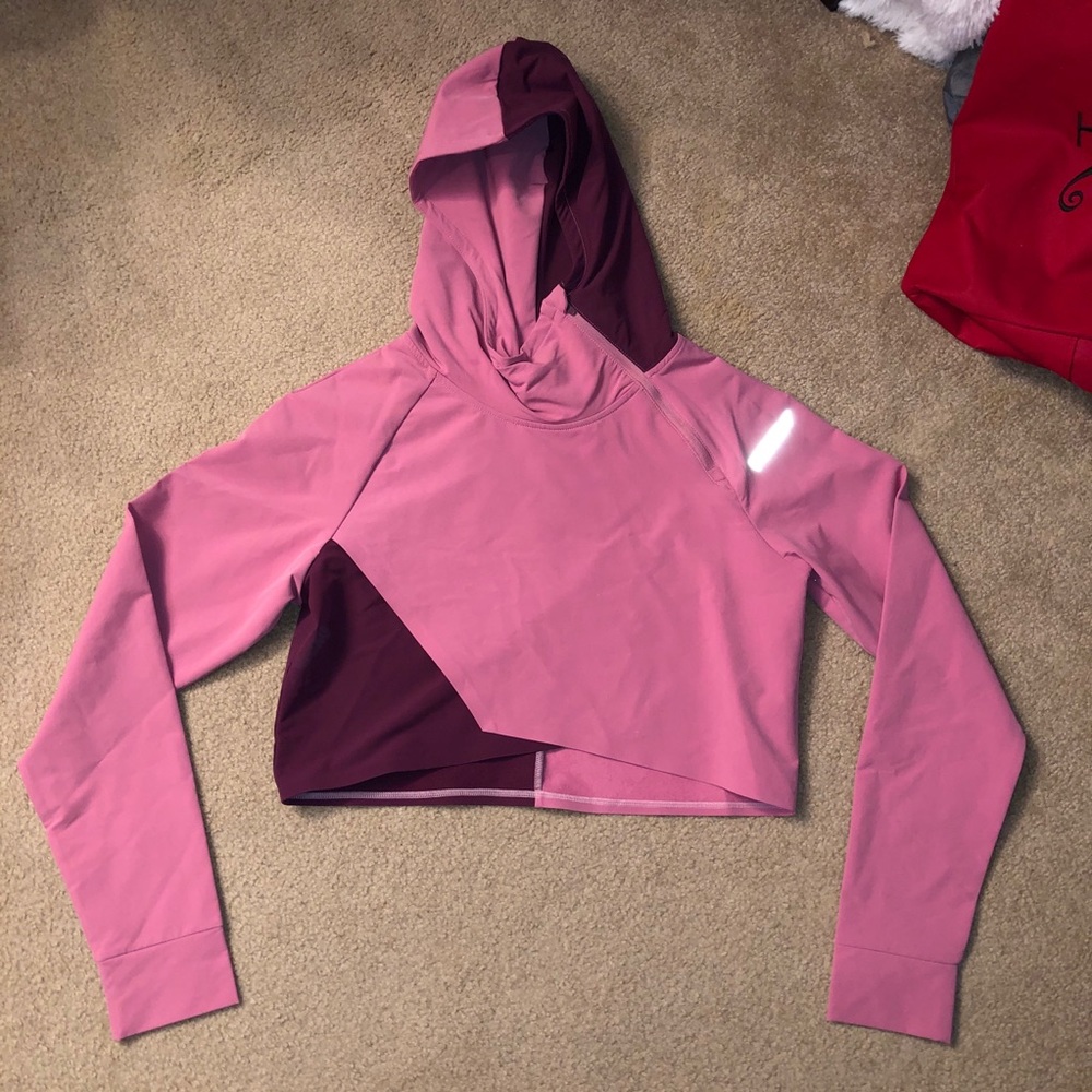 NWOT Gymshark Asymmetric Crop Hoodie